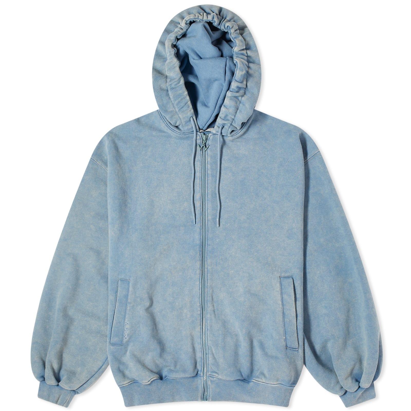 OPEN YY Wide Box Hoodie in Blue | Lyst