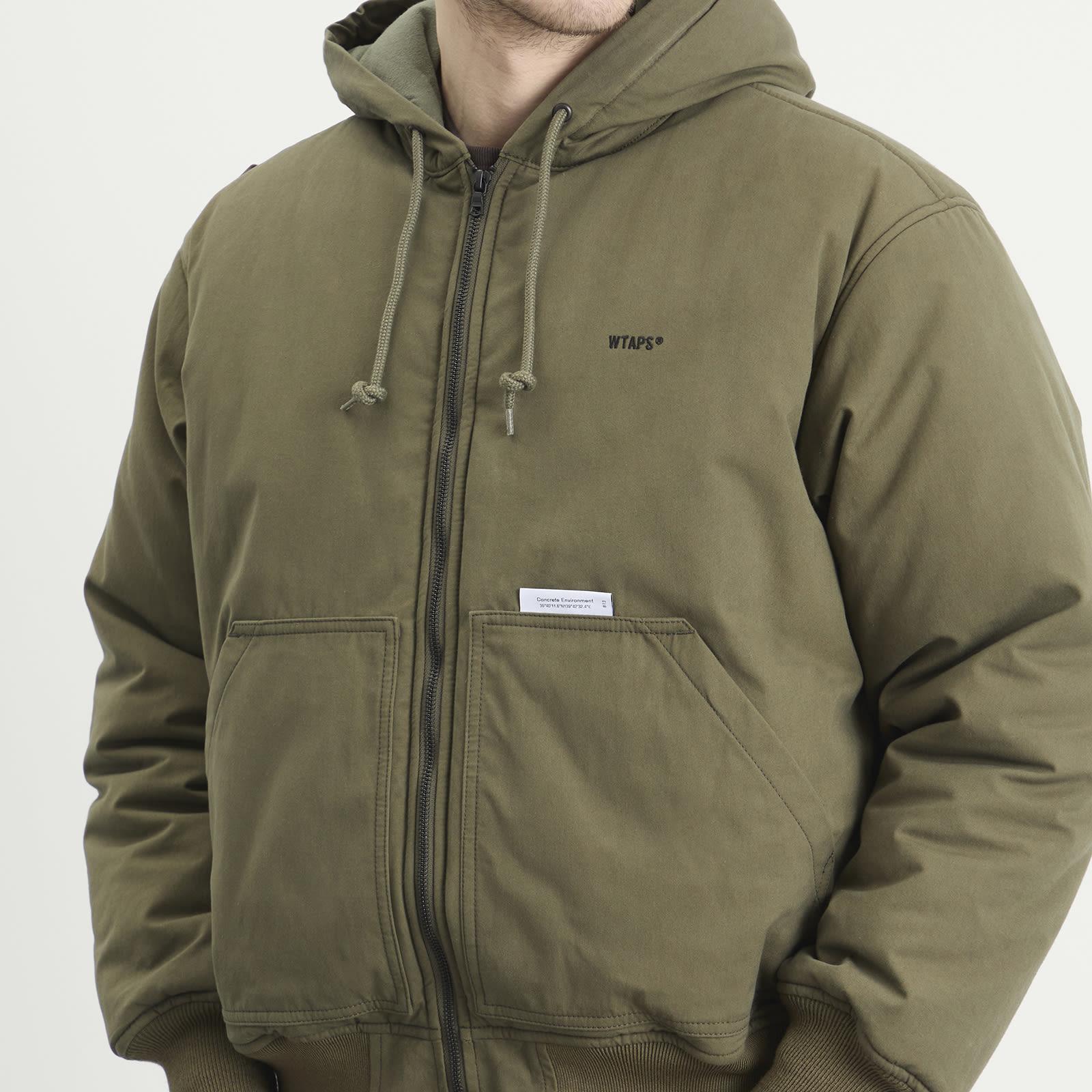 未使用級WTAPS PUFF DOOM Olive 04 XL WTAPS Puff Doom Hooded Jacket in Green for Men | Lyst
