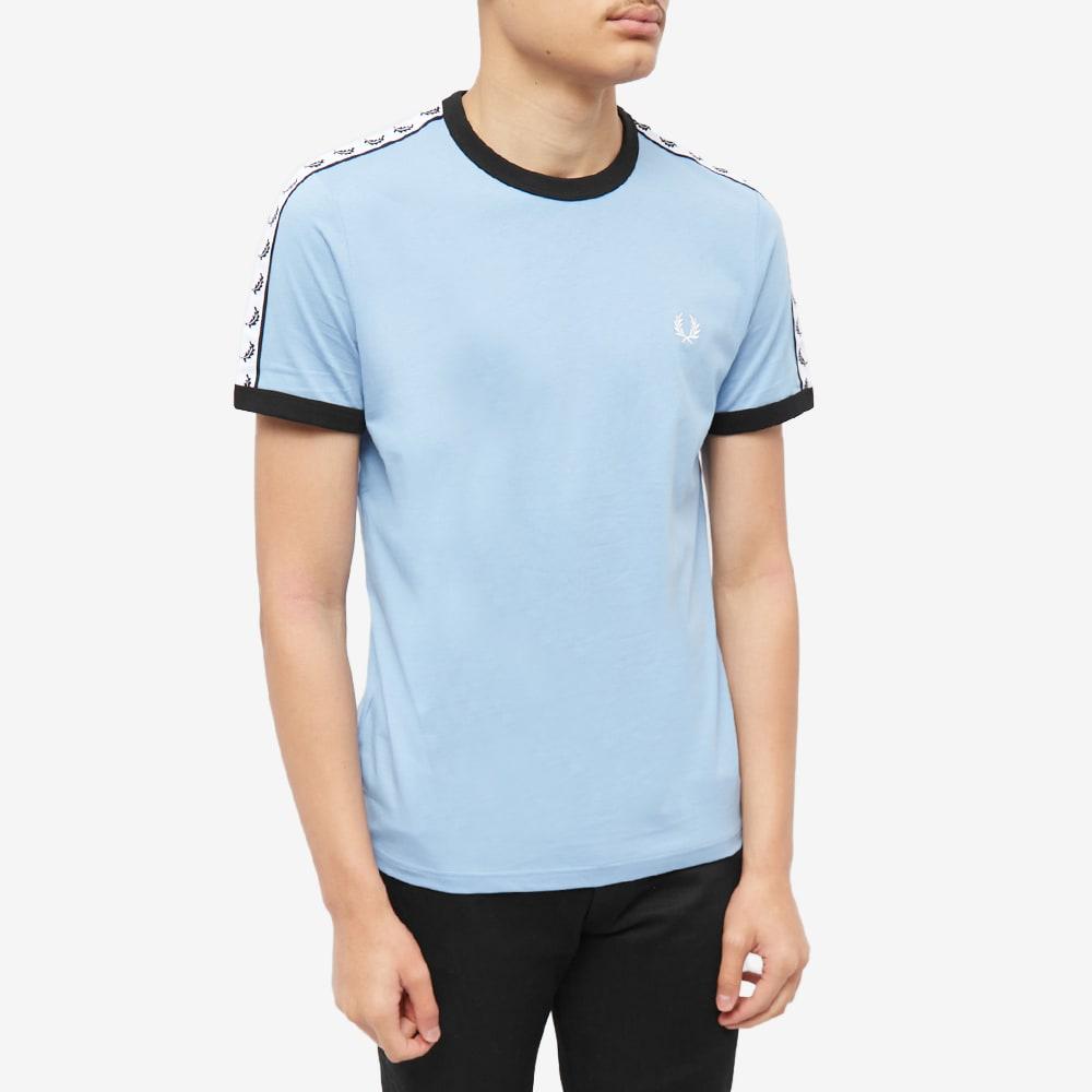 Fred Perry Taped Ringer T-shirt in Blue for Men | Lyst
