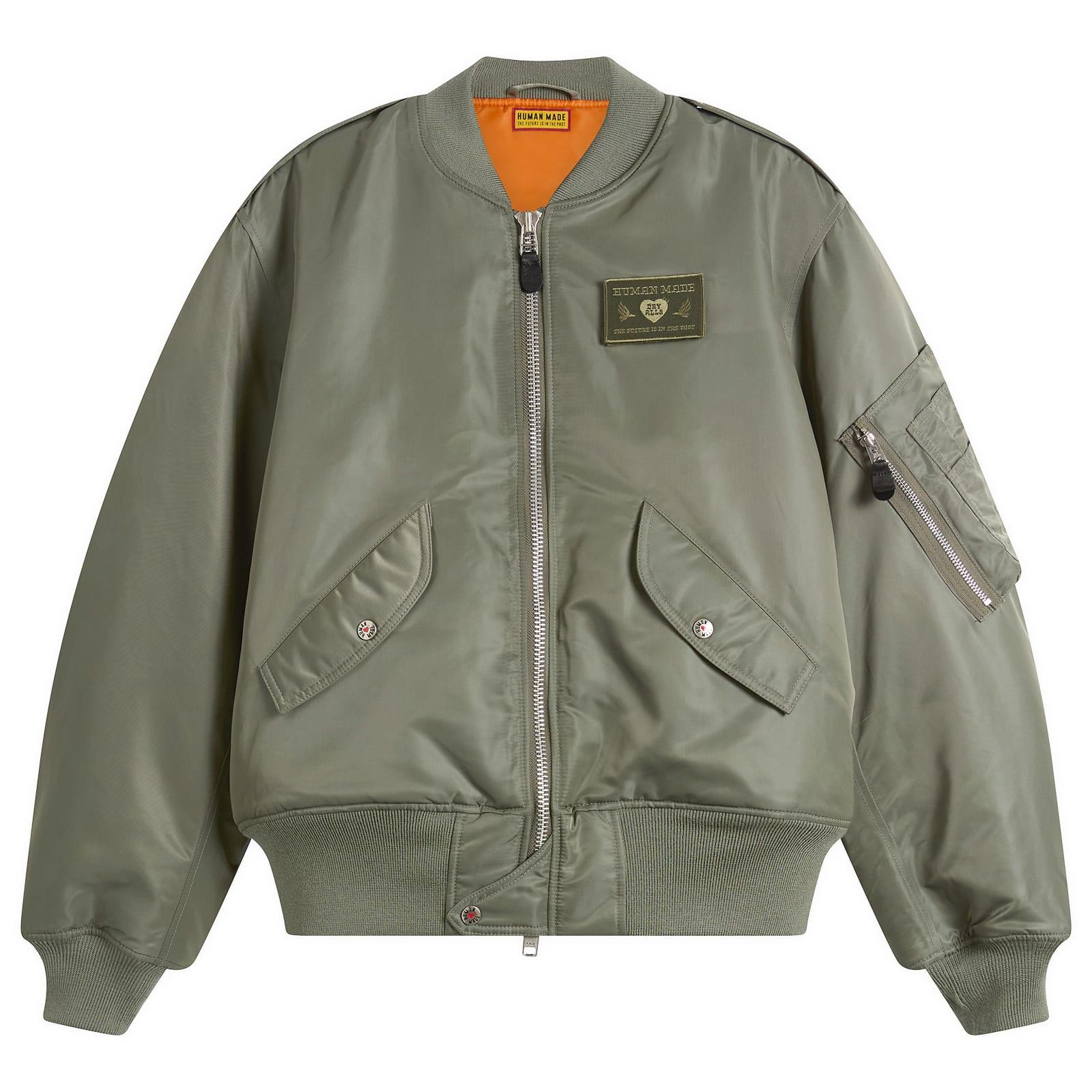 Human Made Flight Jacket in Green for Men | Lyst