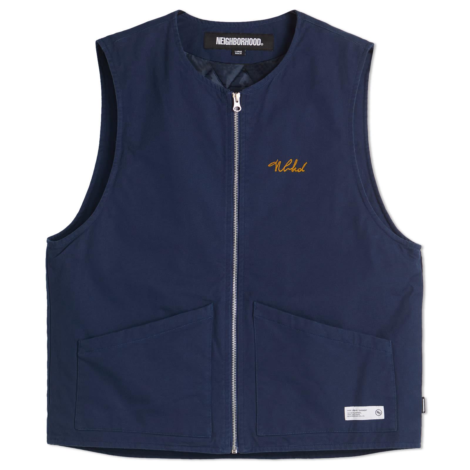 Neighborhood Padded Work Vest in Blue for Men | Lyst UK