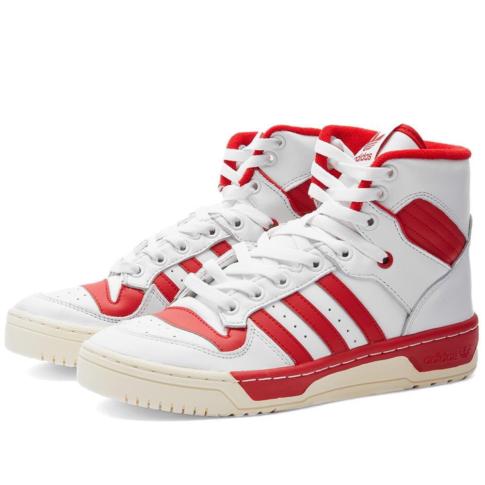 adidas Rivalry Hi-top W Sneakers in Red | Lyst