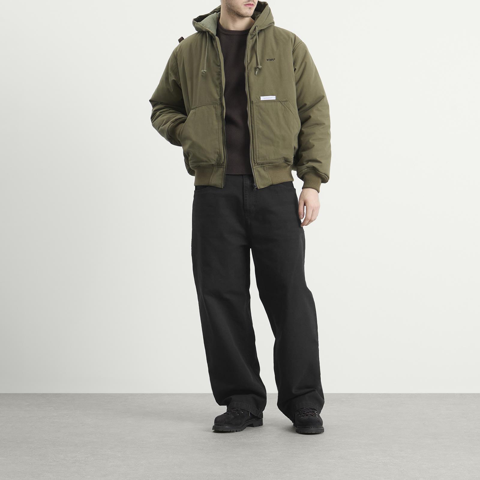 WTAPS Puff Doom Hooded Jacket in Green for Men | Lyst