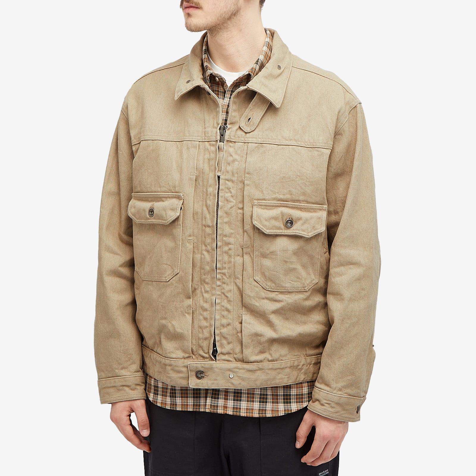 Engineered Garments Trucker Jacket in Natural for Men | Lyst UK
