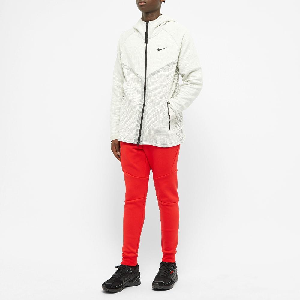 red tech fleece joggers