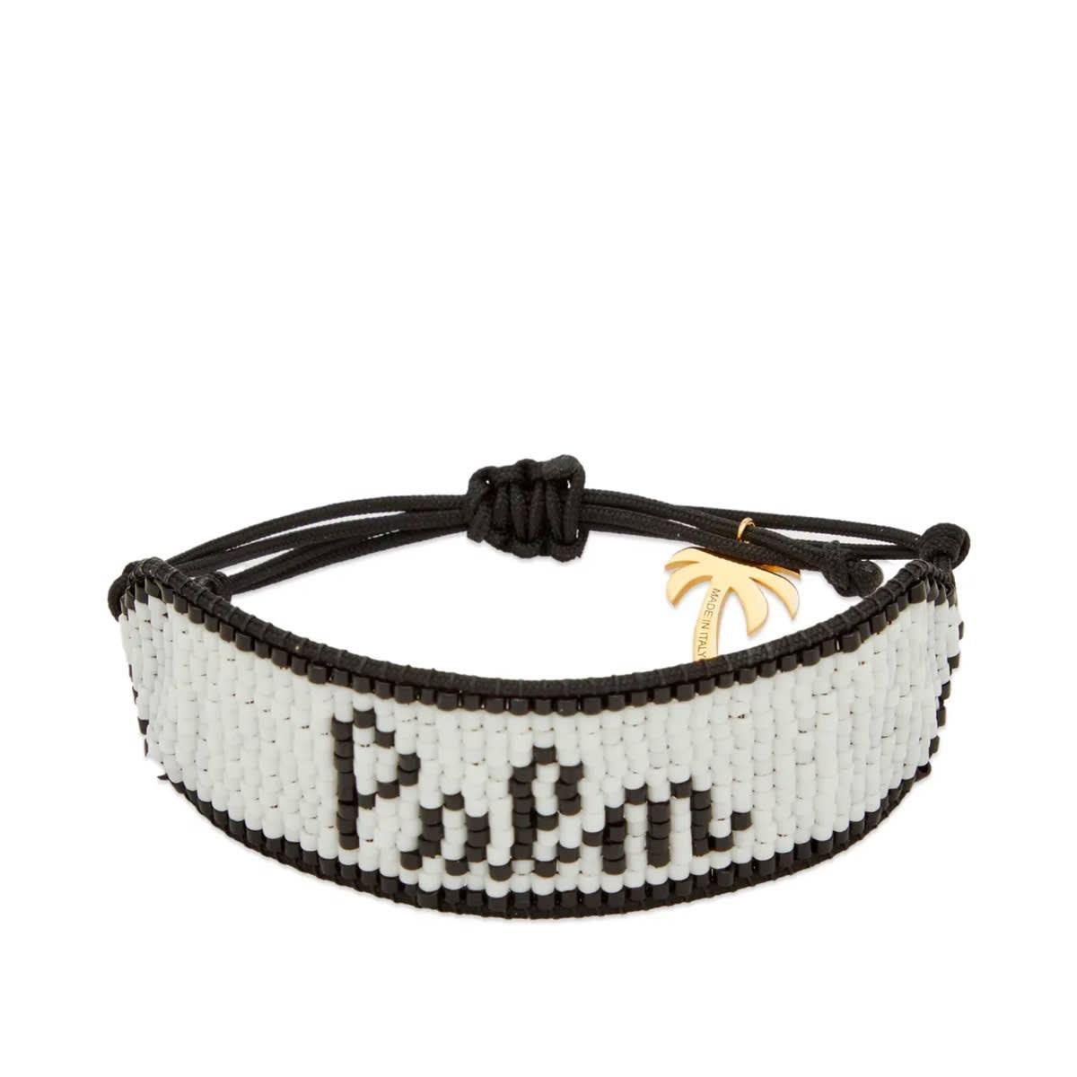 Palm Angels Palm Beads Bracelet in Black | Lyst