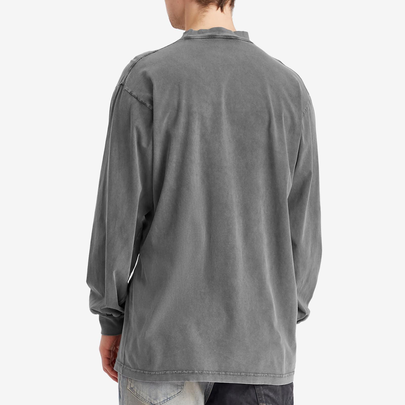 バレンシアガ Tbilisi Tubular ロングスリーブ Tシャツ デニムに org.jpg