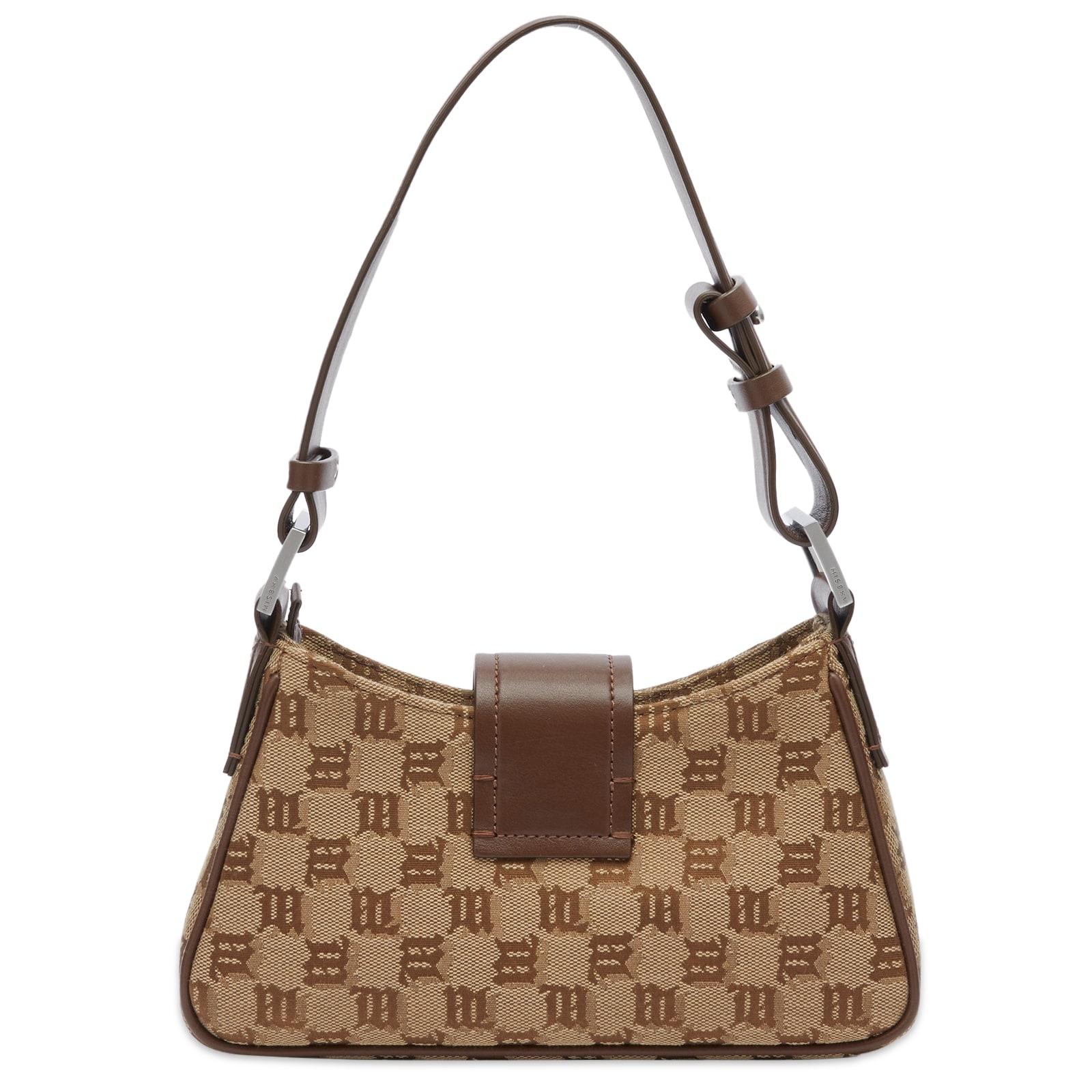 MISBHV Monogram Shoulder Bag in Brown Lyst