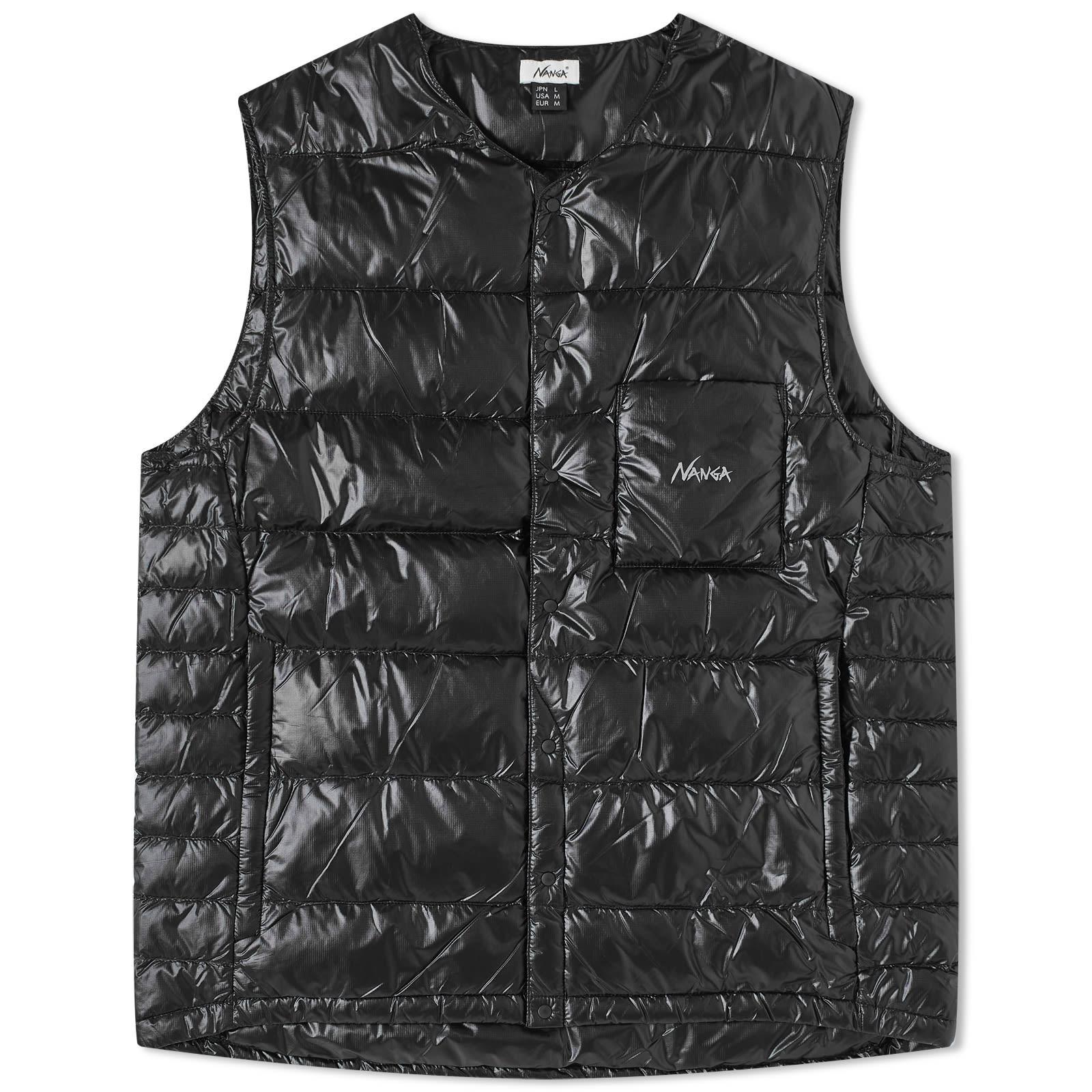 NANGA Inner Down Vest in Black for Men | Lyst