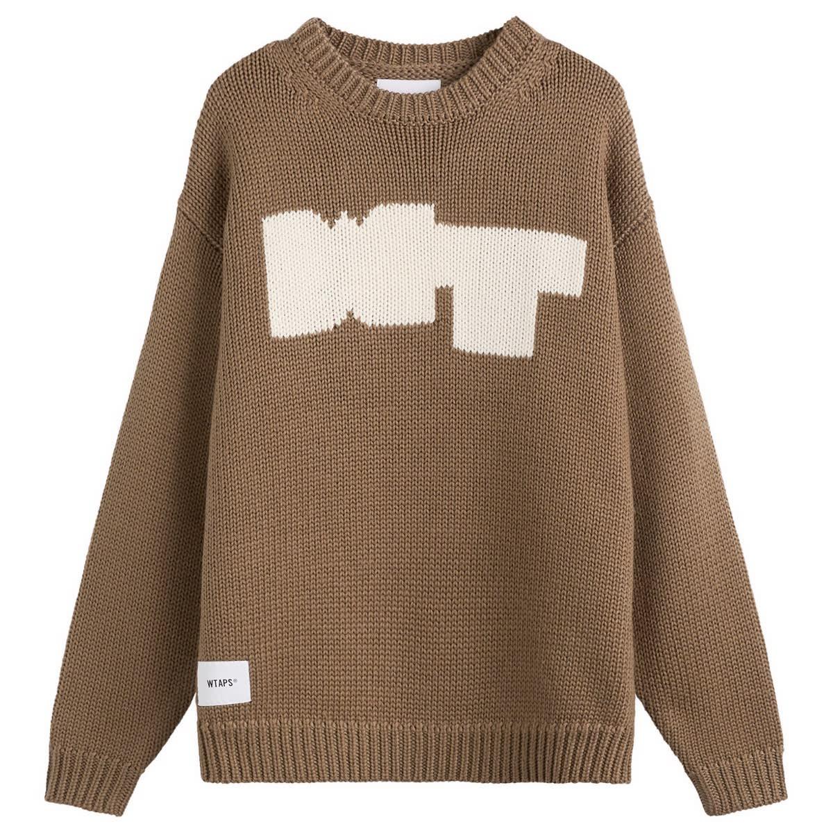 WTAPS Intarsia Knit Sweater in Brown for Men | Lyst