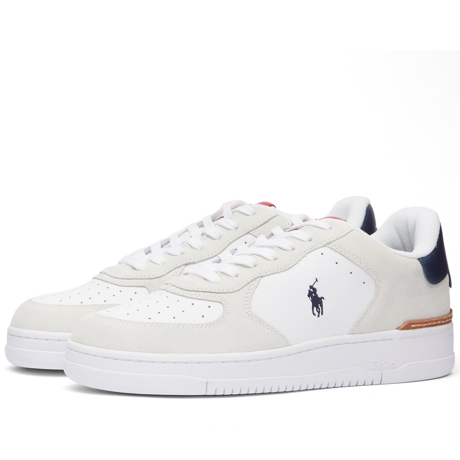 Polo Ralph Lauren Masters Court Sneakers in White for Men | Lyst