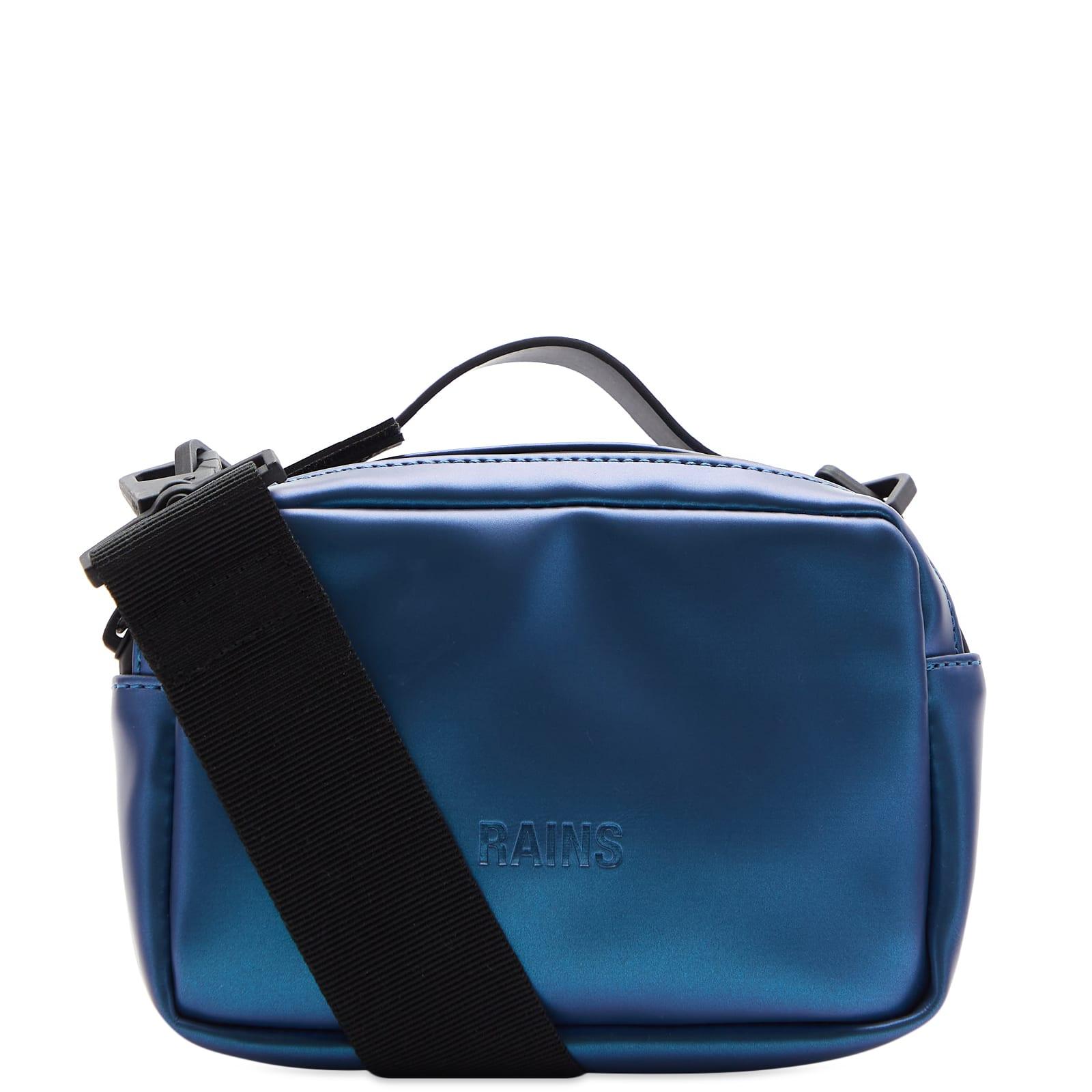 ショルダーバッグ RAINS Box Micro W3 Shoulder Bag - RAINS - Synthetic - Blue bdee57fd-42e6-4c9d-99fa-