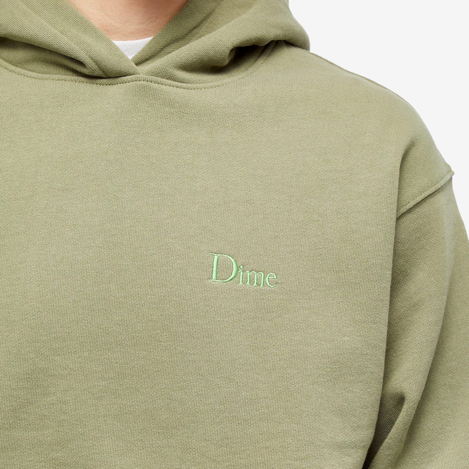 Dime Classic Small Logo Hoodie in Green for Men | Lyst