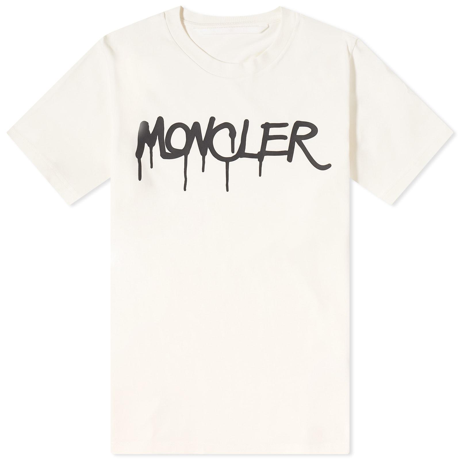 White moncler hotsell t shirt mens