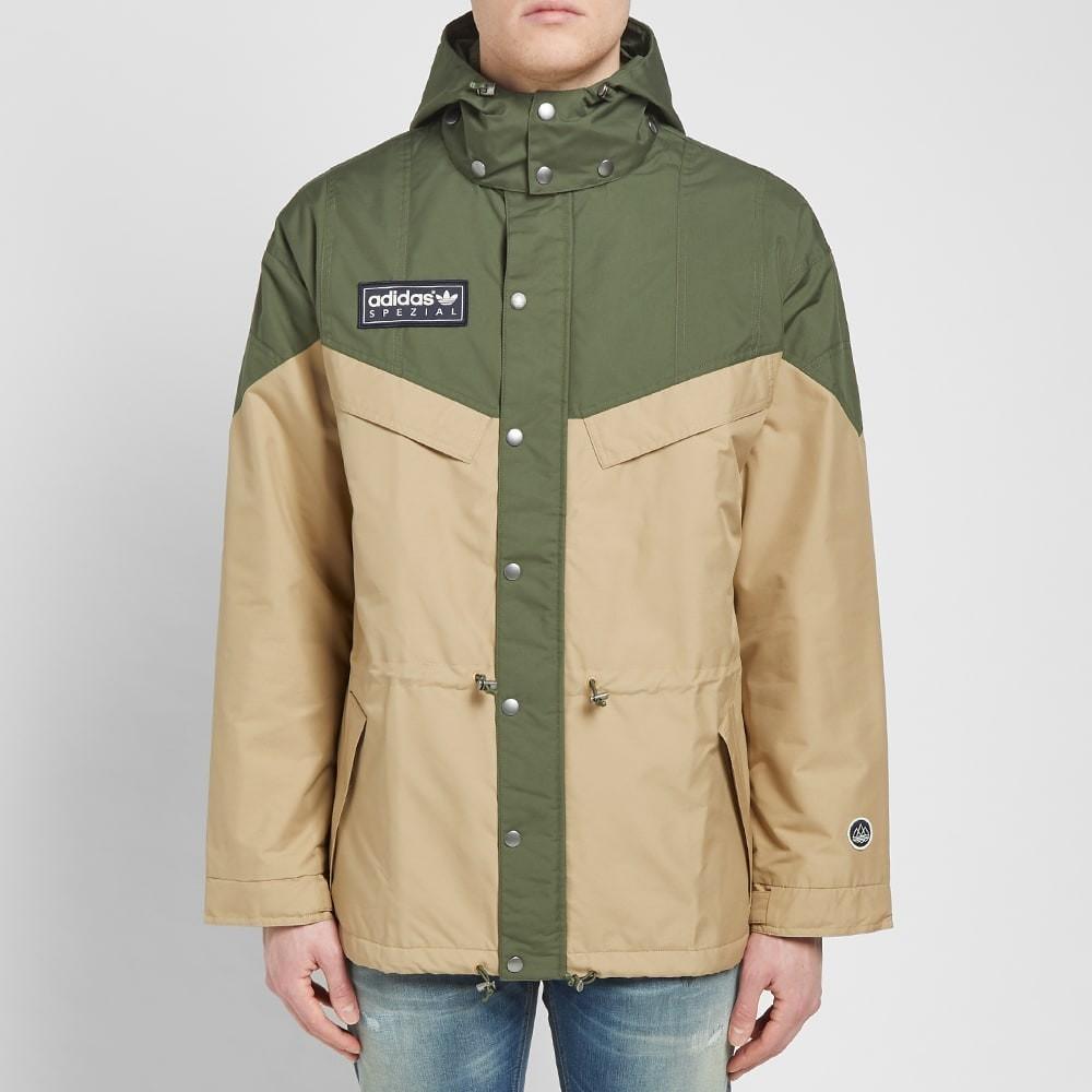 adidas spezial green jacket