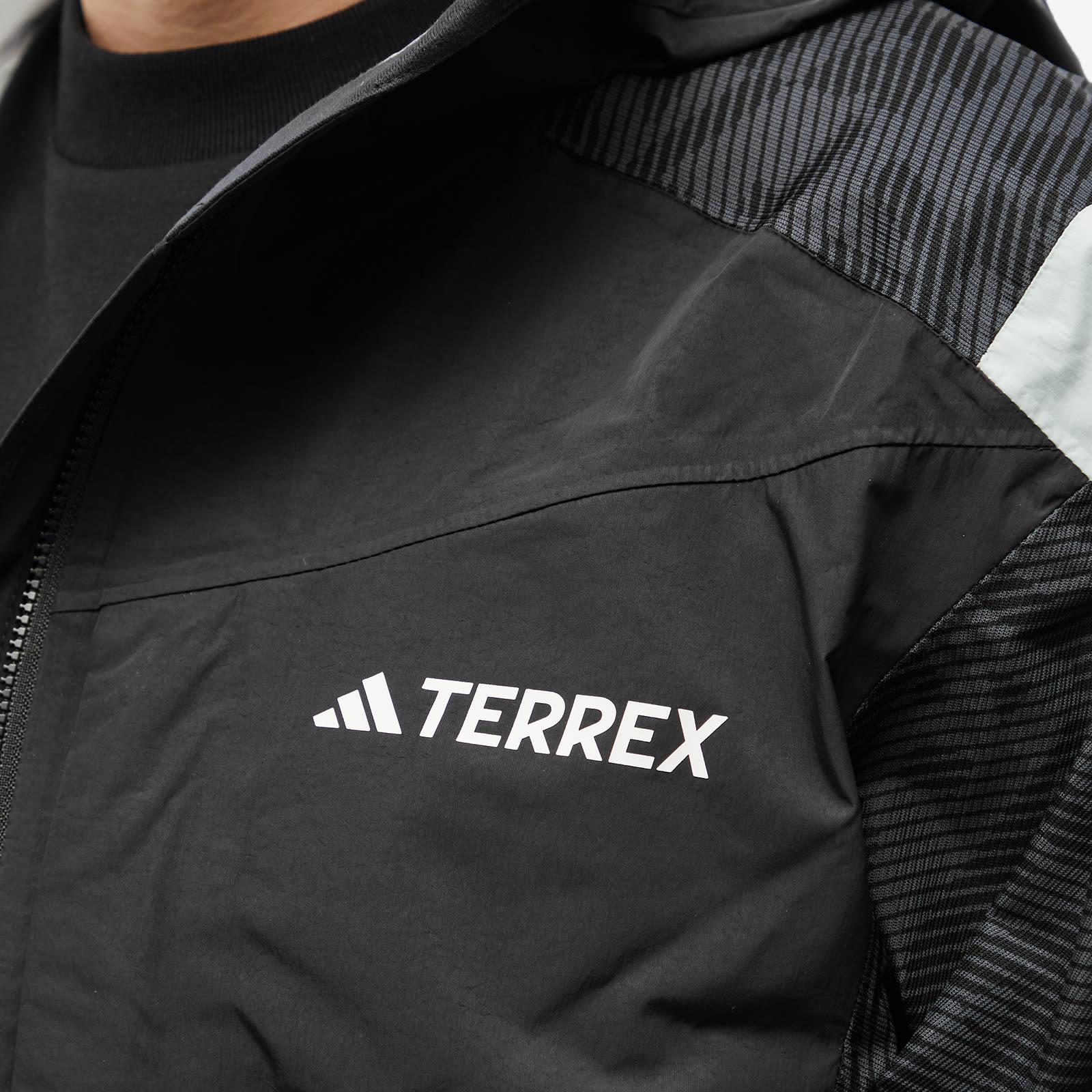 adidas Xperior Hybrid Rain Jacket in Black for Men | Lyst