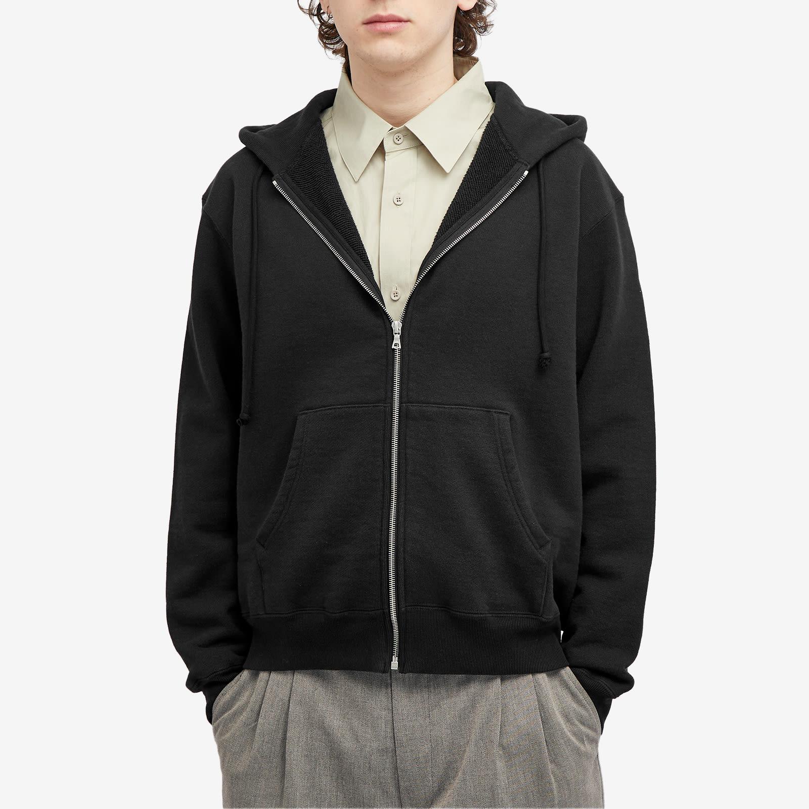 24AW Auralee DOUBLE CLOTH ZIP HOODIE DOUBLE CLOTH HEAVY WOOL PILE