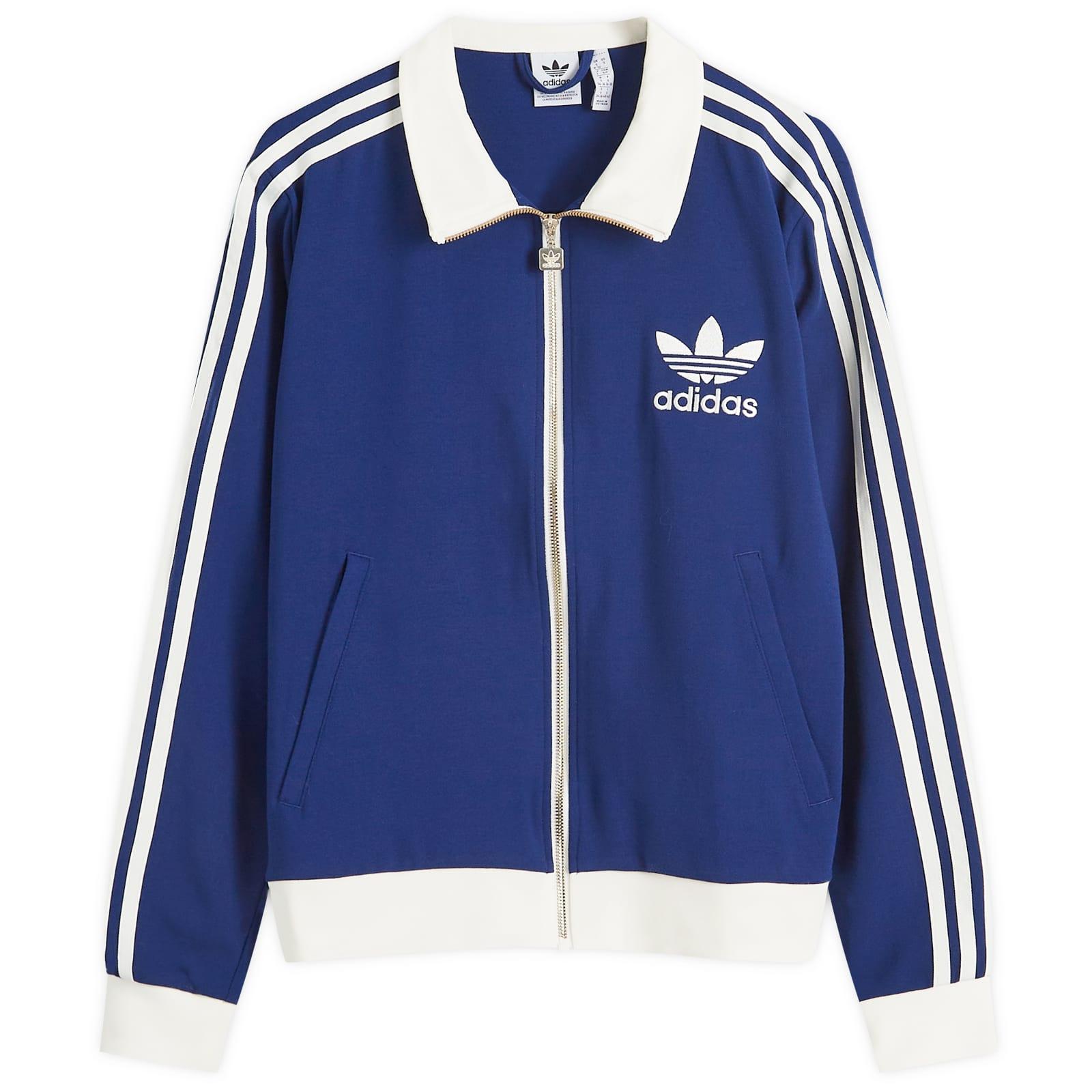 adidas Beckenbauer Track Top in Blue Lyst UK