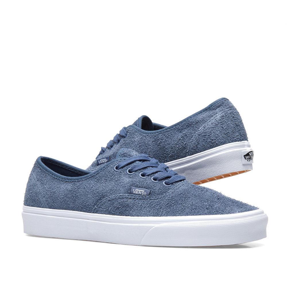 blue suede vans authentic