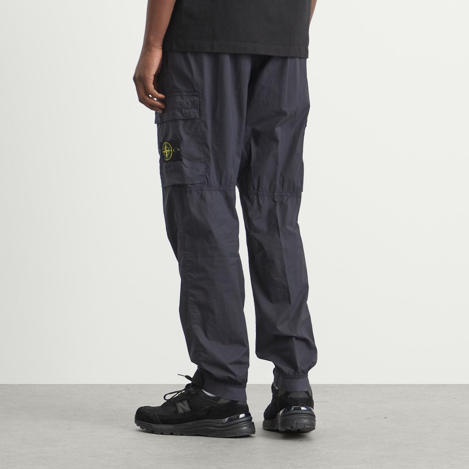 Stone Island Tela Paracadute Cargo Trousers in Blue for Men | Lyst