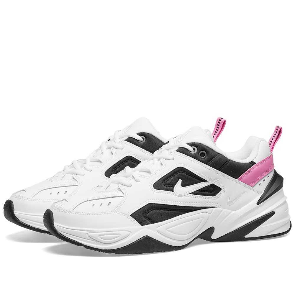 Nike M2k Tekno Trainers In White Black And Pink Online Sale, UP TO 65% OFF