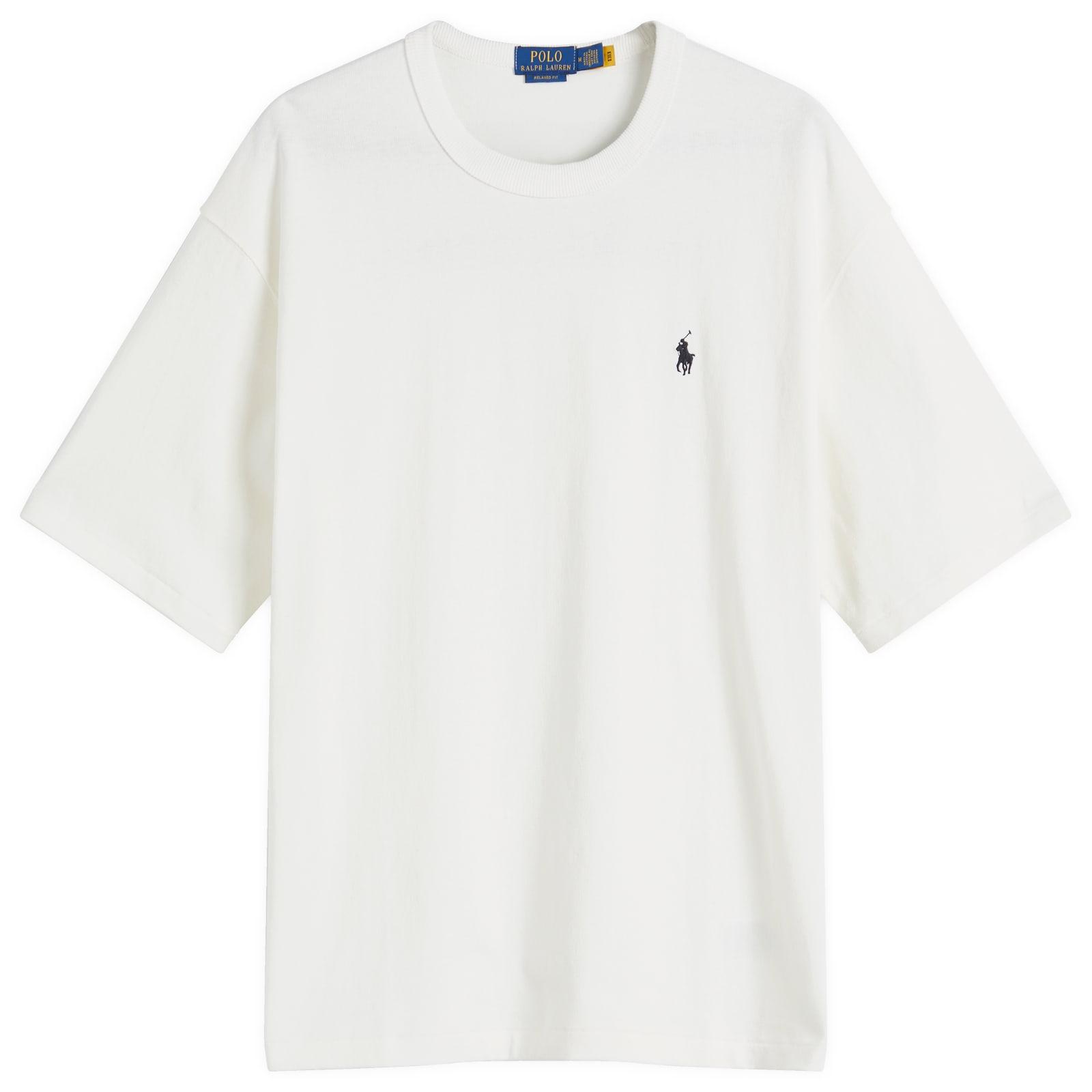 Tシャツ・カットソー Polo Ralph Lauren White Relaxed-Fit T-Shirt With Logo Polo Ralph Lauren Back Logo T-Shirt in White for Men | Lyst