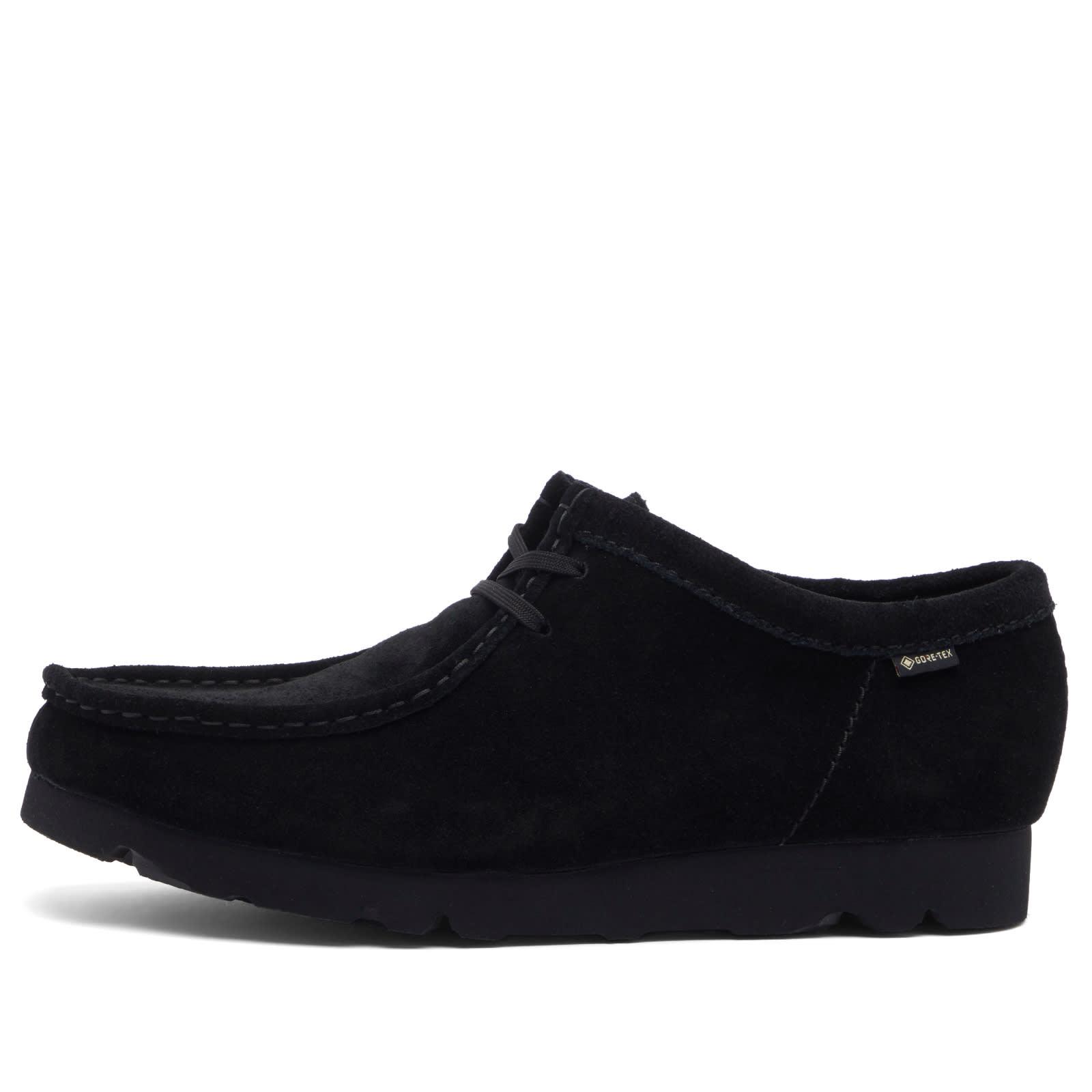靴 Clarks Wallabee GORE-TEX Black Suede Clarks Originals Wallabee Gore-Tex - Black 26179251-BK