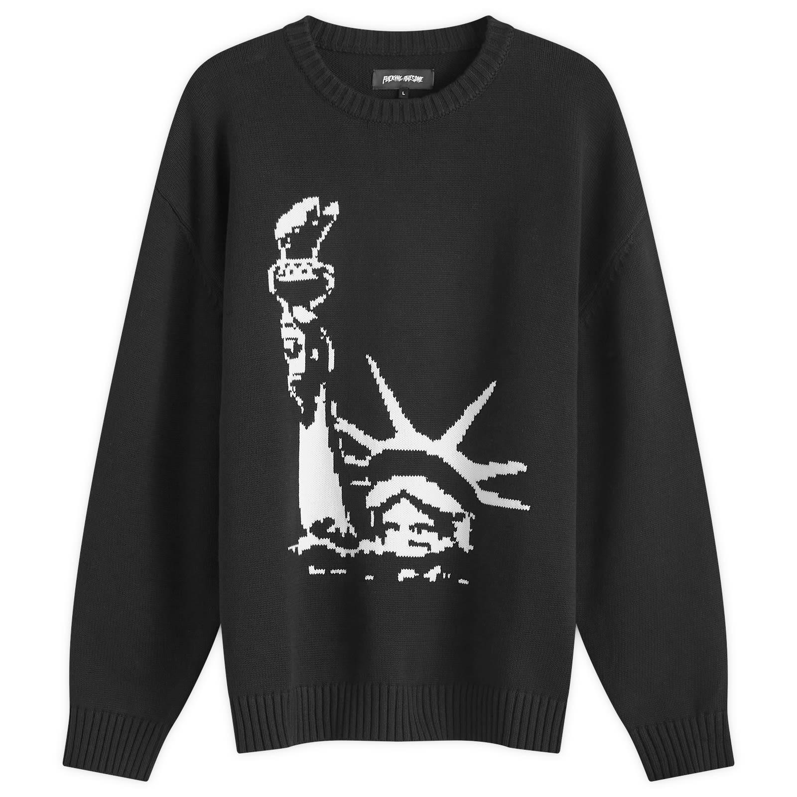 Fucking Awesome Liberty Knit Jumper in Black for Men | Lyst