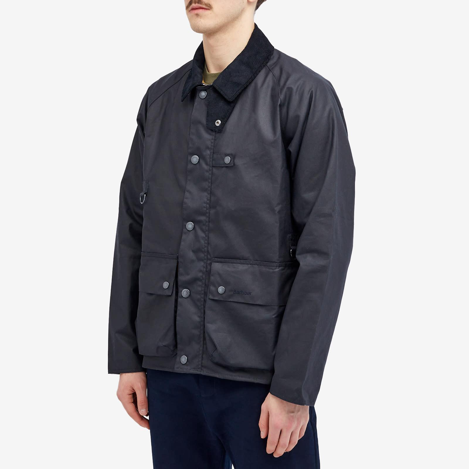 Barbour Utility Spey Wax Jacket in Blue for Men | Lyst Australia