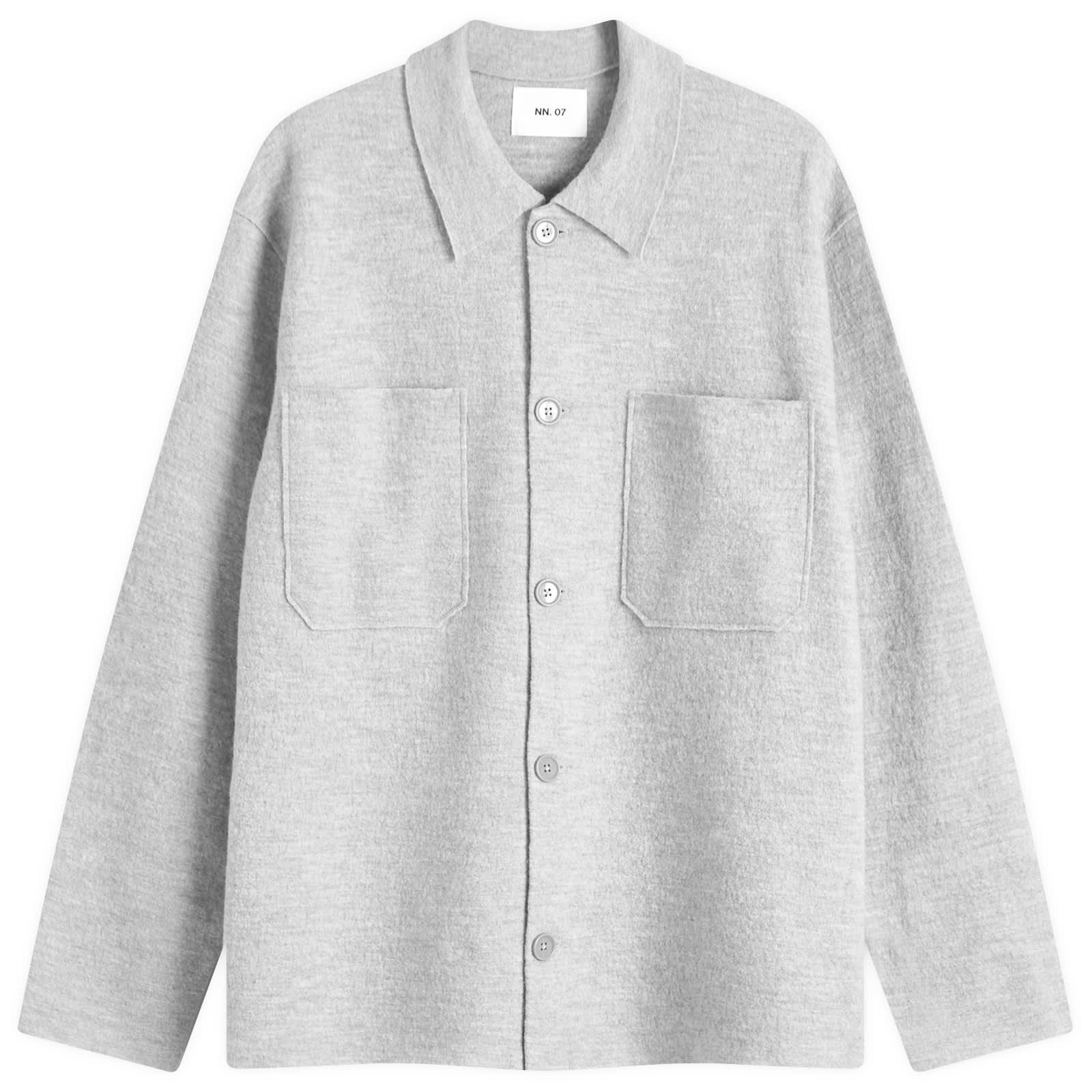 NN07 Jonas Merino Overshirt in Grey for Men Lyst UK