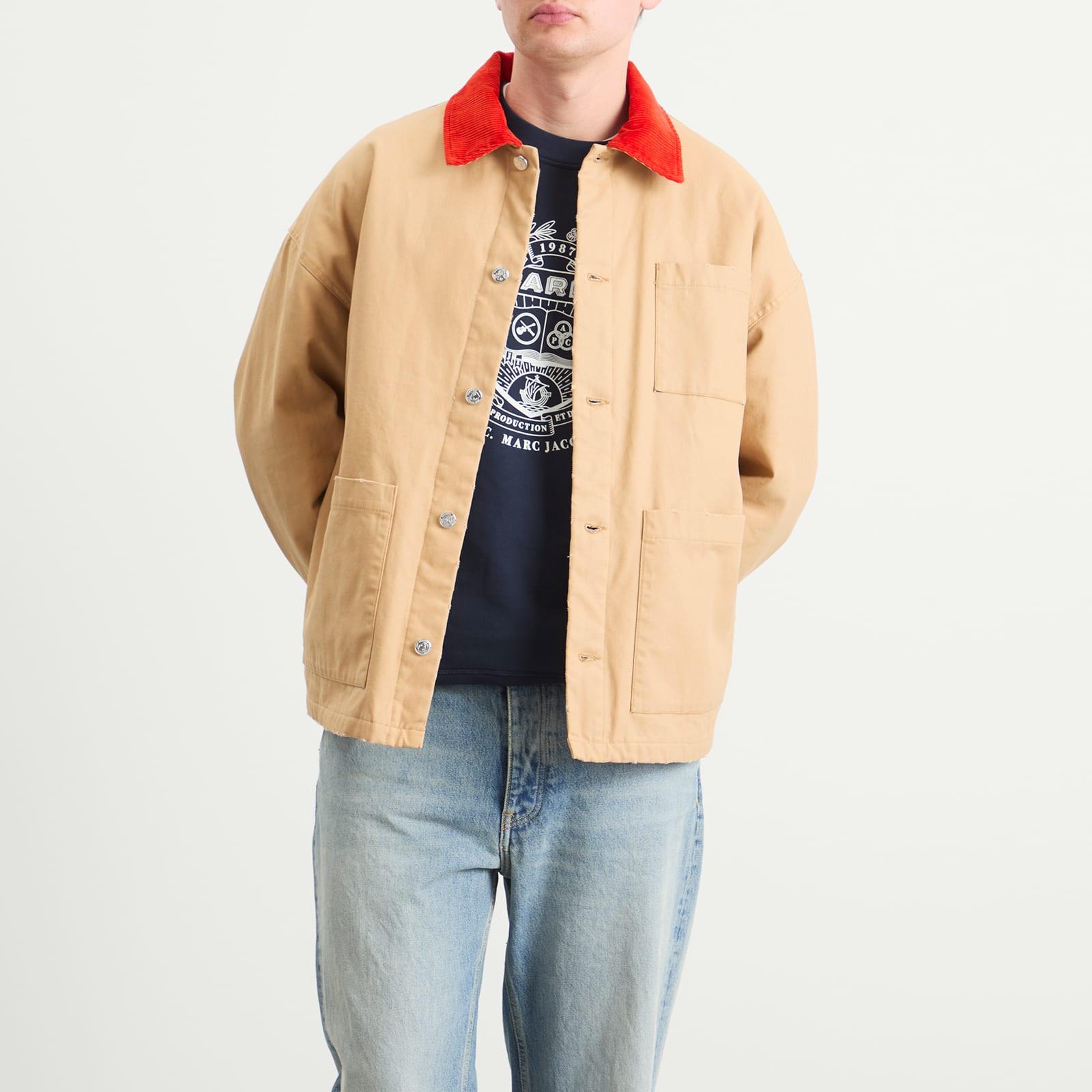 A.P.C. X Marc Jacobs The Stoned Canvas Work Jacket in Natural for