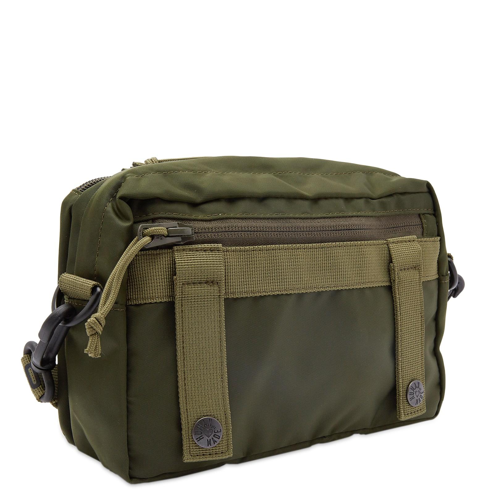 Human Made Men's Green Military Shoulder Pouch Bag