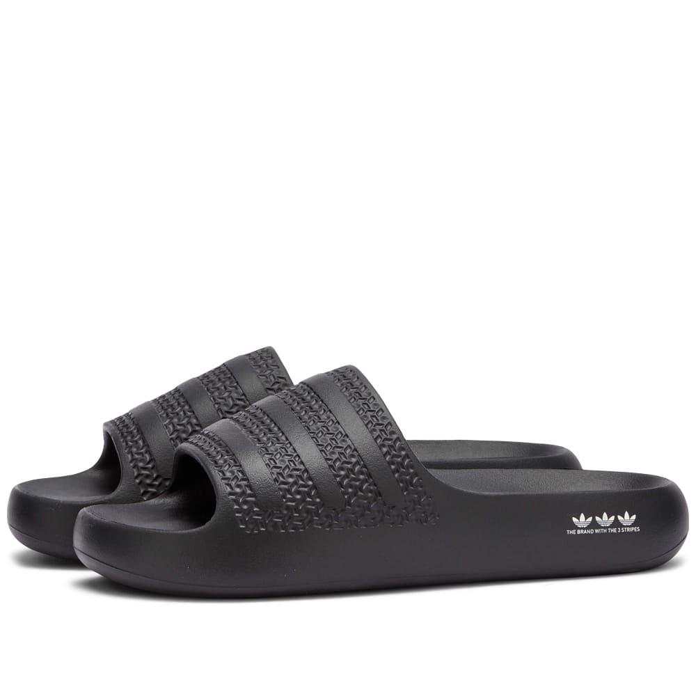 adidas Adilette Ayoon W in Black Lyst
