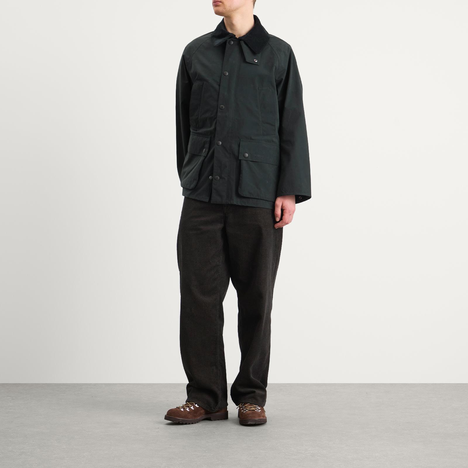 Barbour Os Peached Bedale Casual Jacket in Black for Men | Lyst