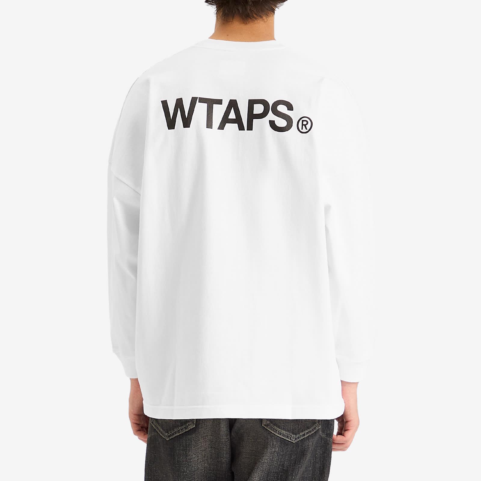 新品　WTAPS identity ロンT 新品 WTAPS ダブルタップス IDENTITY LS ロンT ティール ロゴ