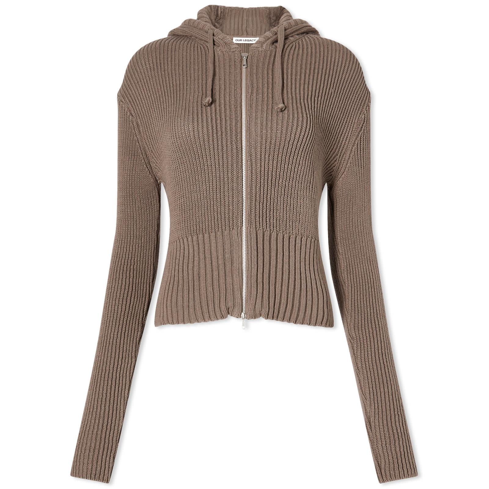 Our Legacy Compact Knitted Hood in Brown | Lyst