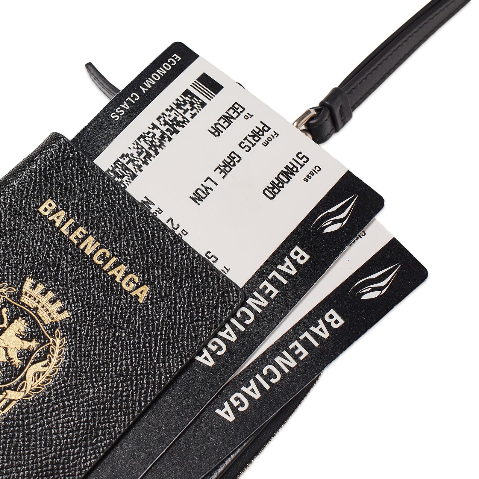 Balenciaga Passport Phone Holder in White for Men | Lyst 