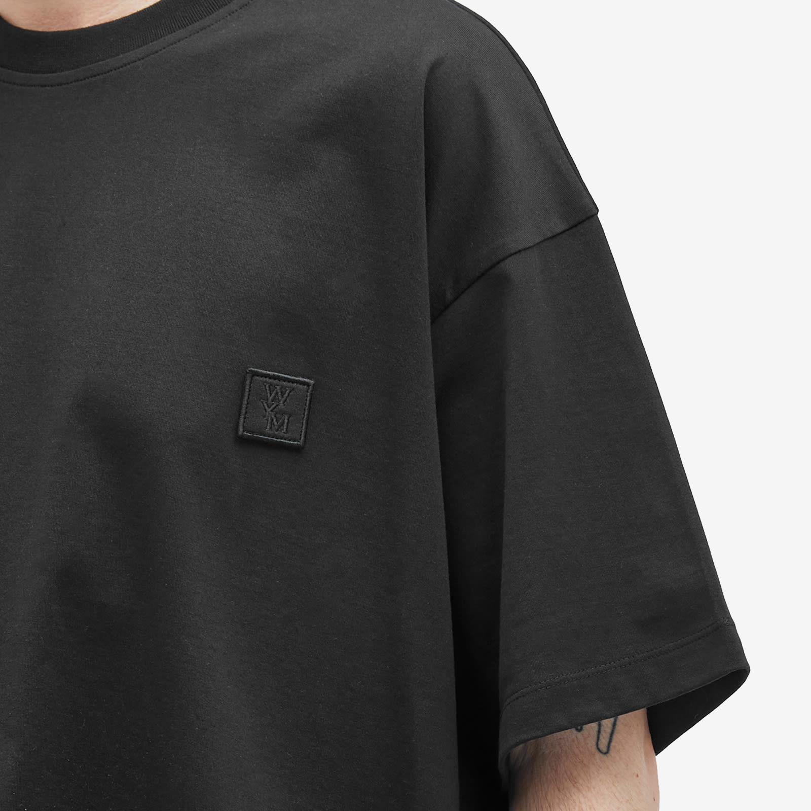 【WOOYOUNGMI】Men's Jellyfish Back Logo T-Shirt Wooyoungmi Men's Jellyfish Logo T-Shirt in Black Wooyoungmi