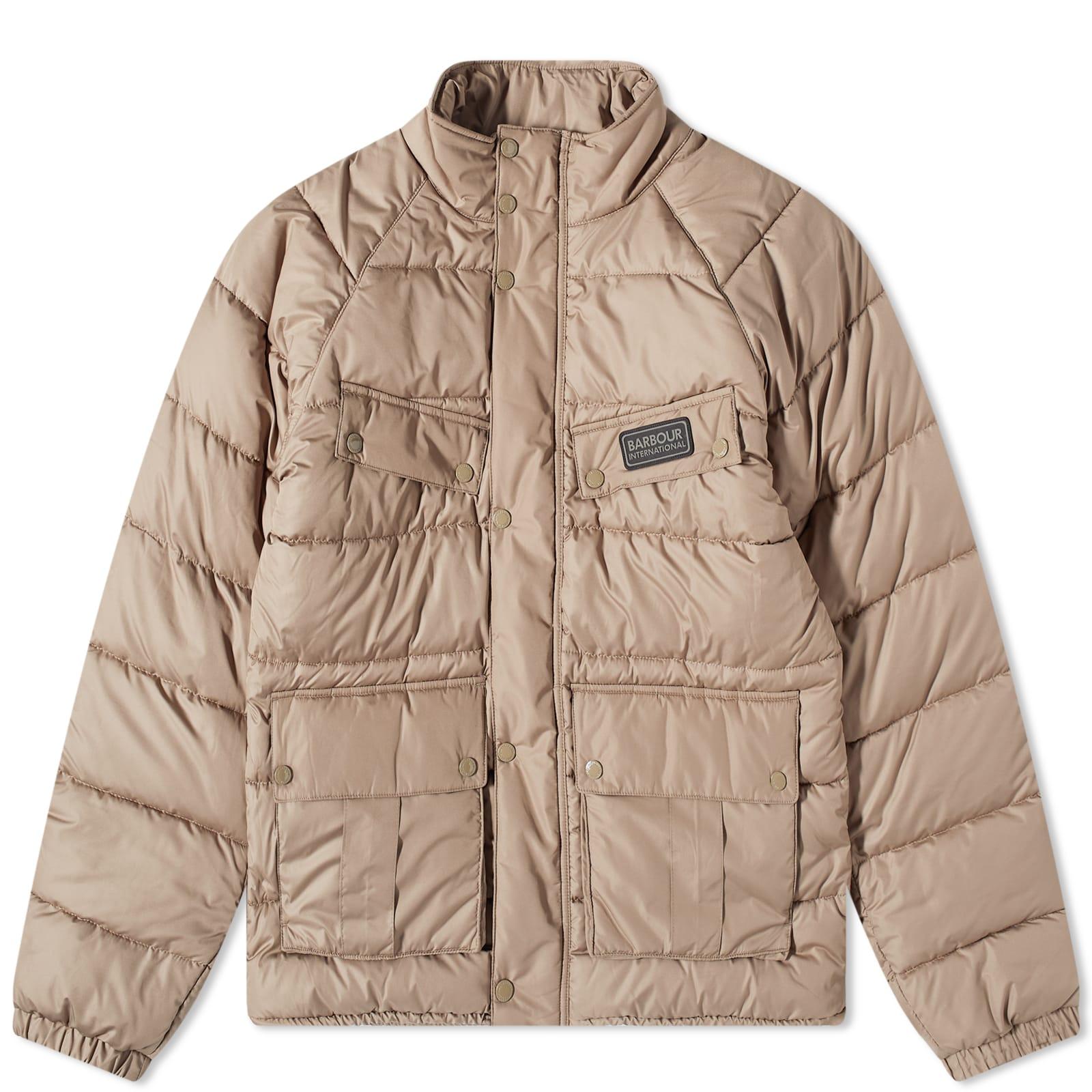 Barbour International Terrance Quilt Jacket in Brown for Men | Lyst