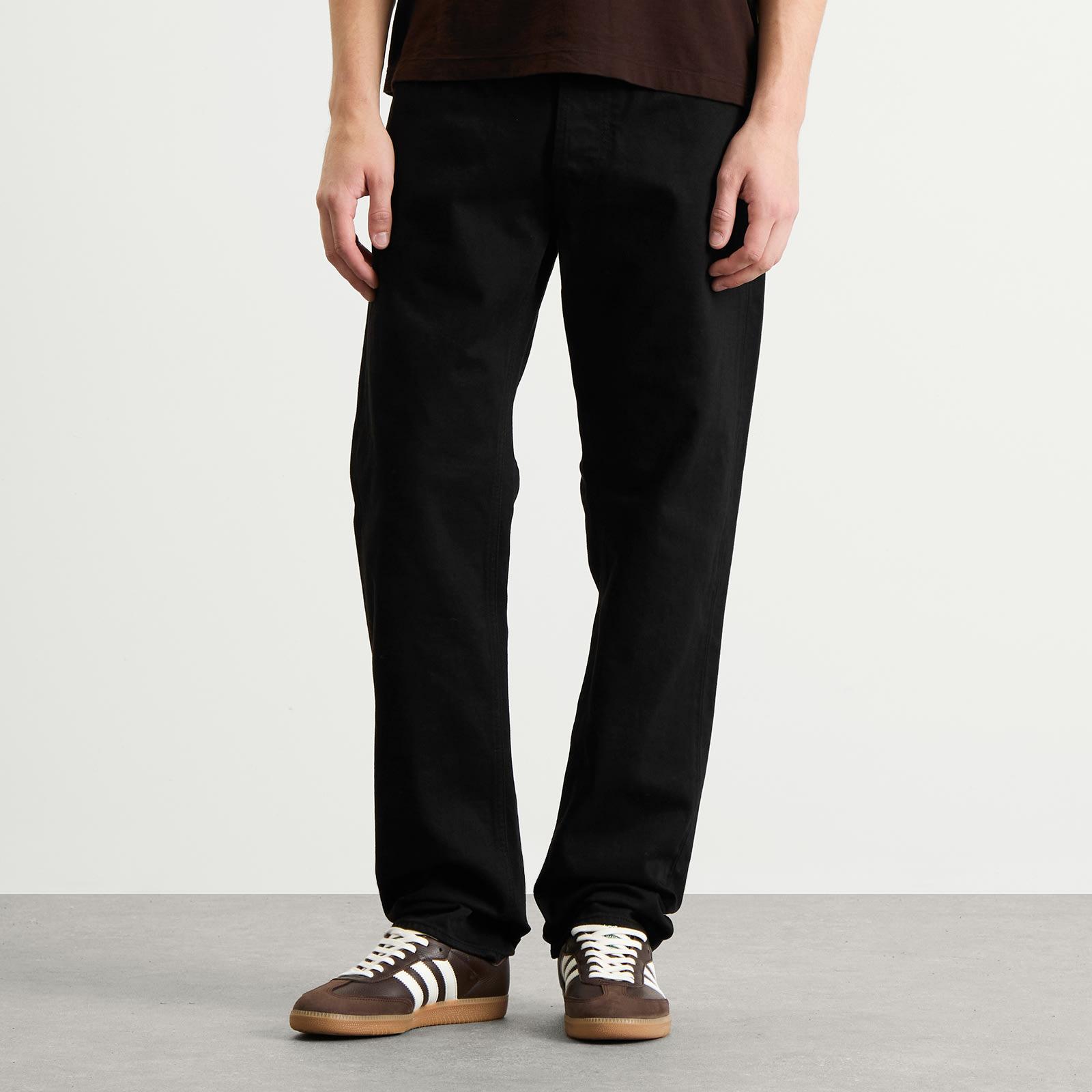 Stone Island Bull Denim-Tc Straight Jeans in Black for Men | Lyst