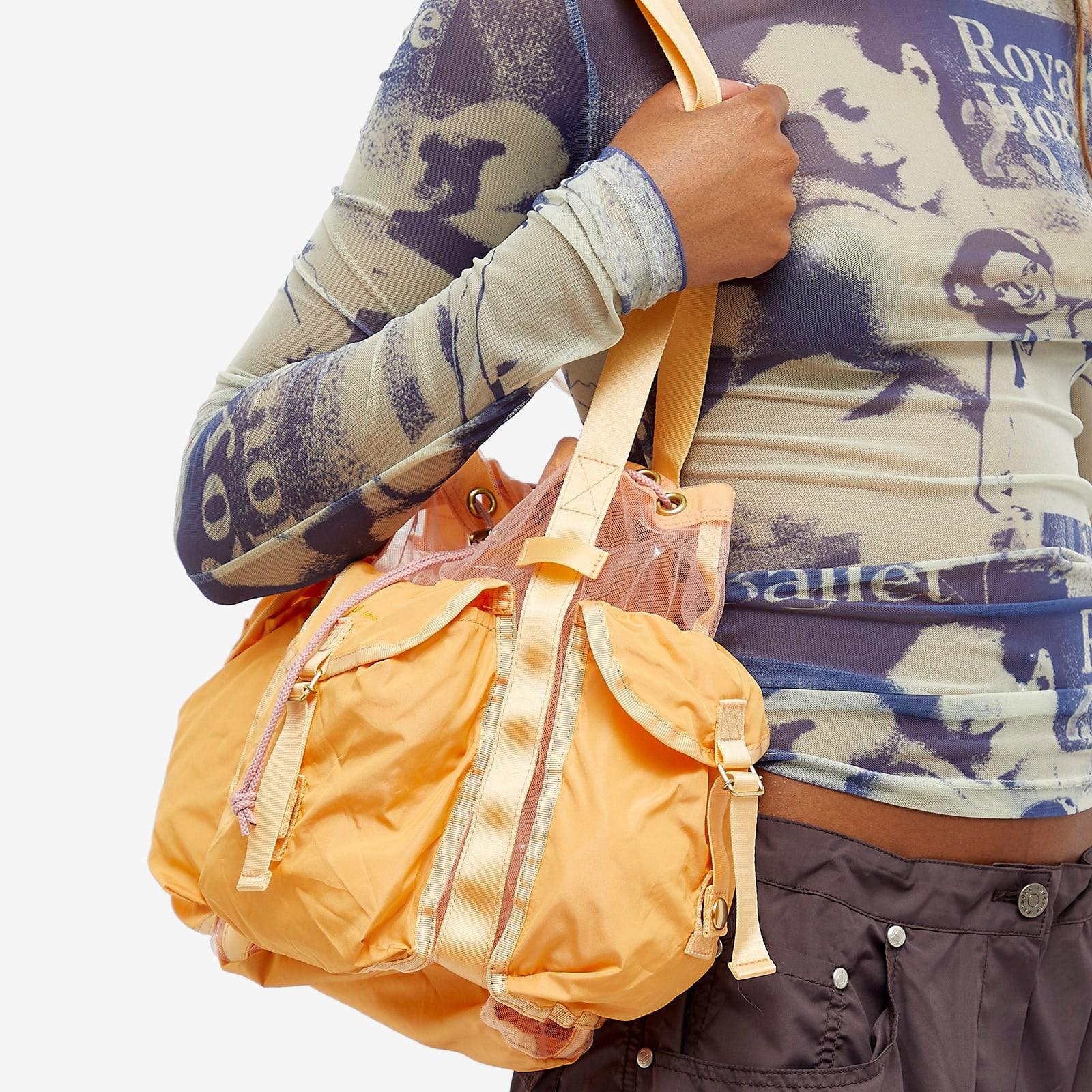Beautiful People Tafta Tulle Arice Drawstring Bag in Orange | Lyst