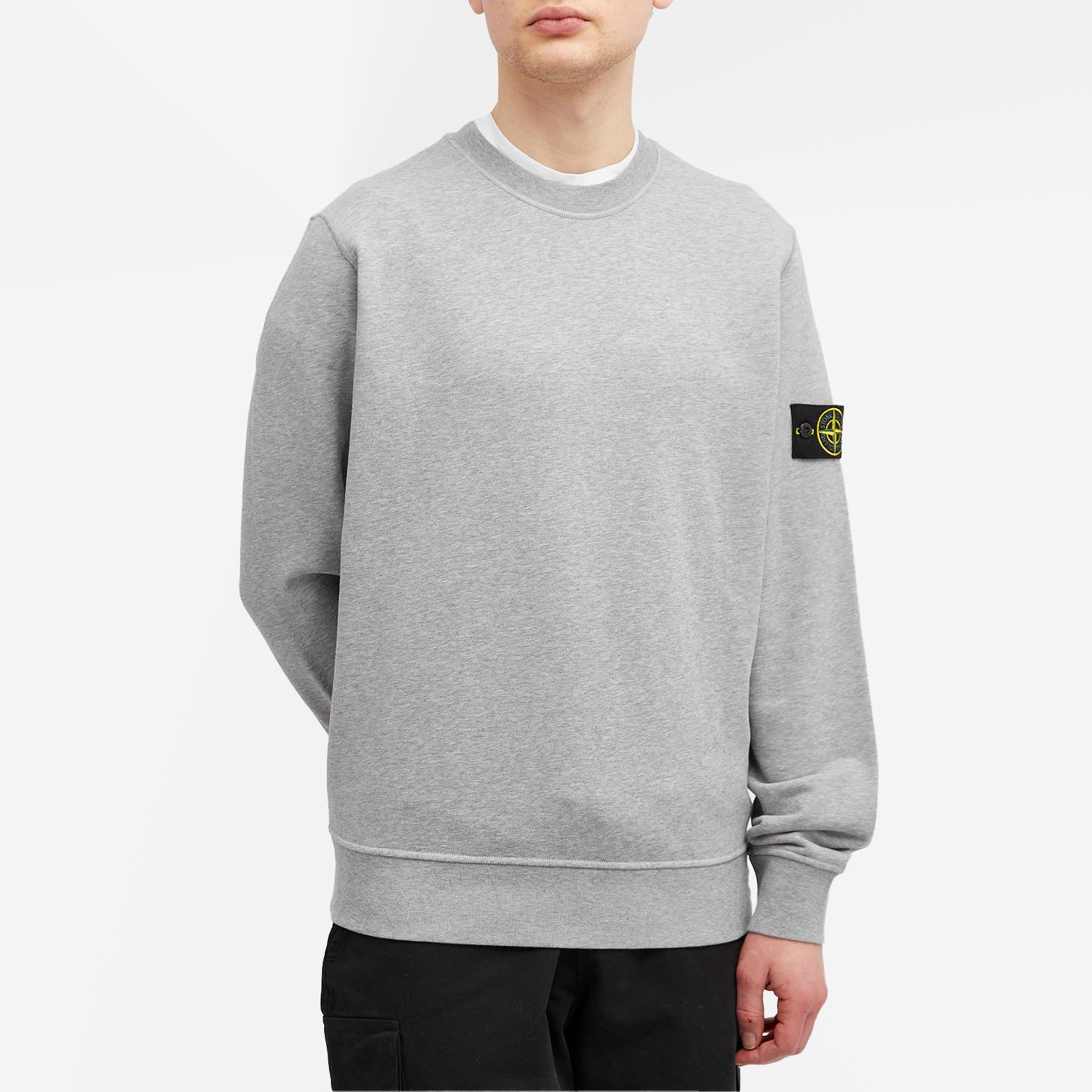 Stone island grey marl sweatshirt best sale