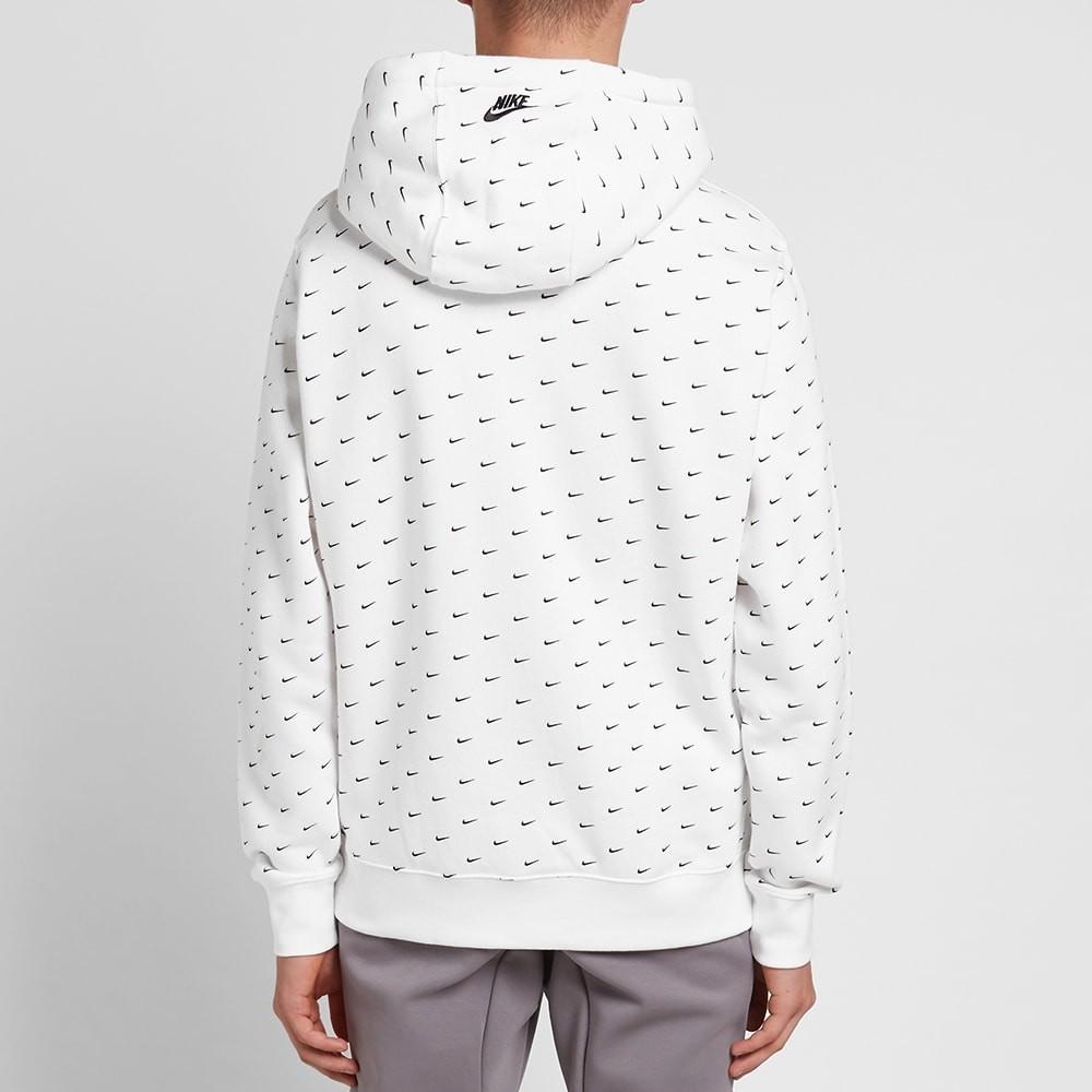 white nike hoodie small