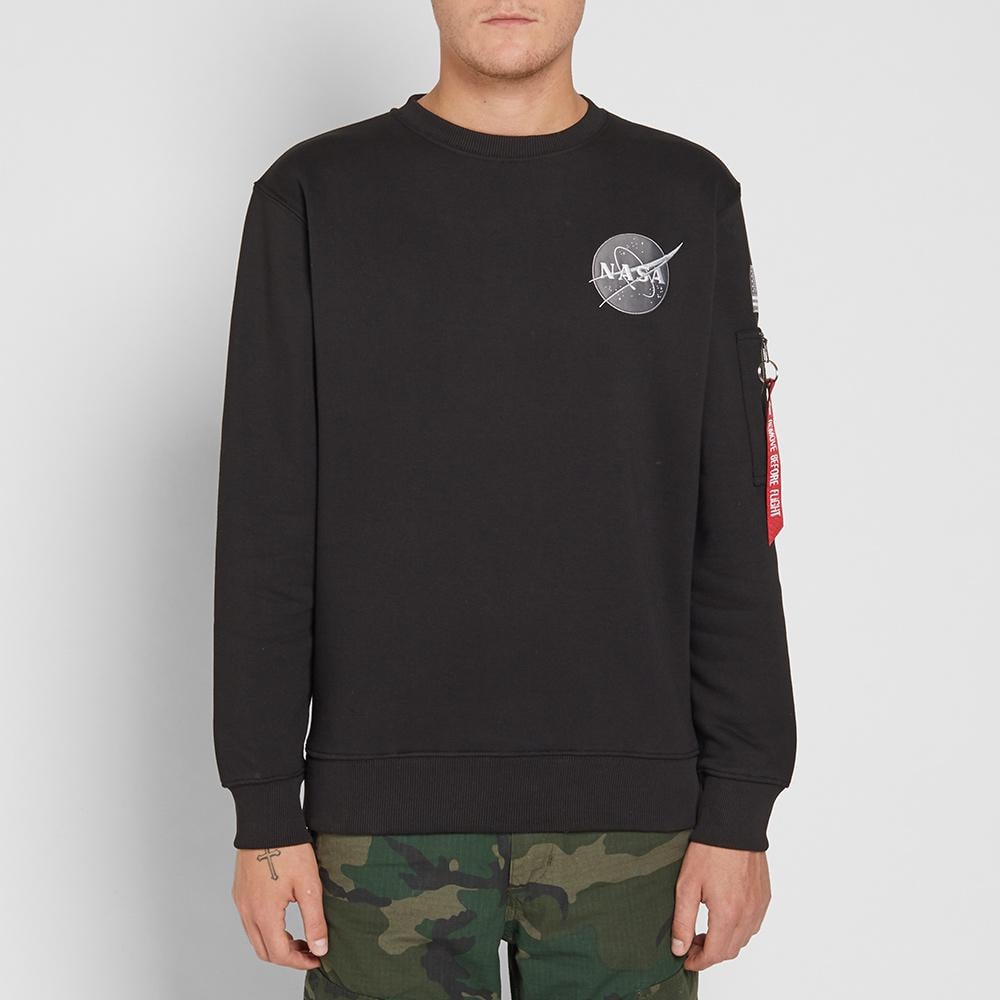 alpha industries space shuttle crew sweat