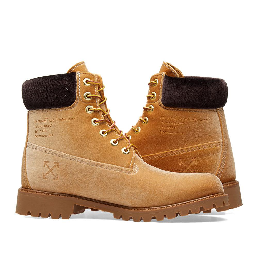 Off-White c/o Virgil Abloh Leather Timberland Boot in Camel (Brown) for Men  | Lyst