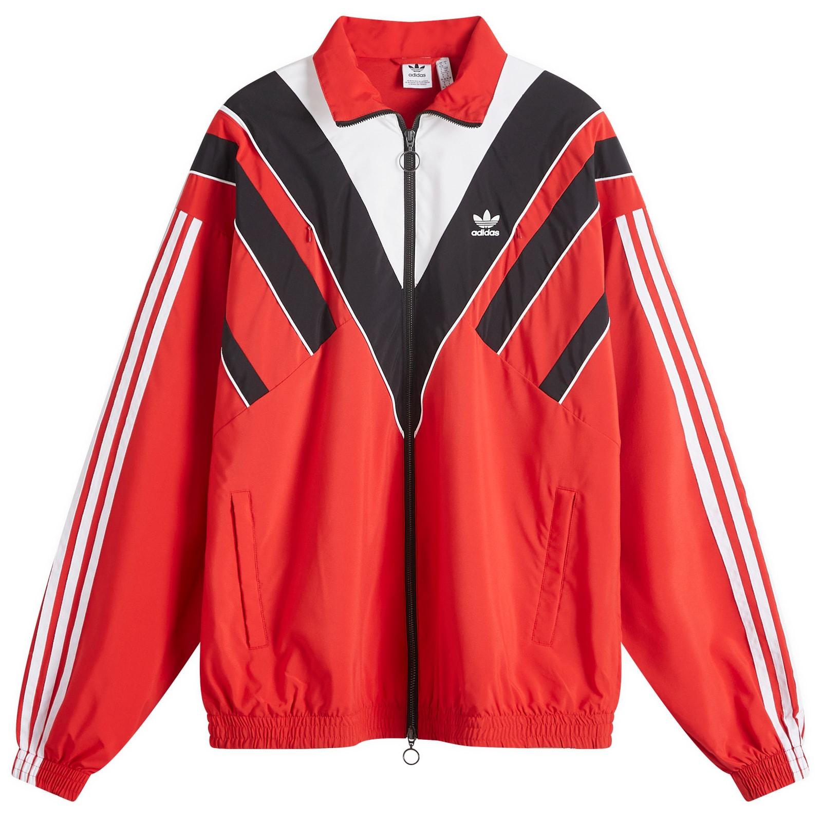 adidas Rasant Oversized Zip Off Track Top in Red Lyst UK