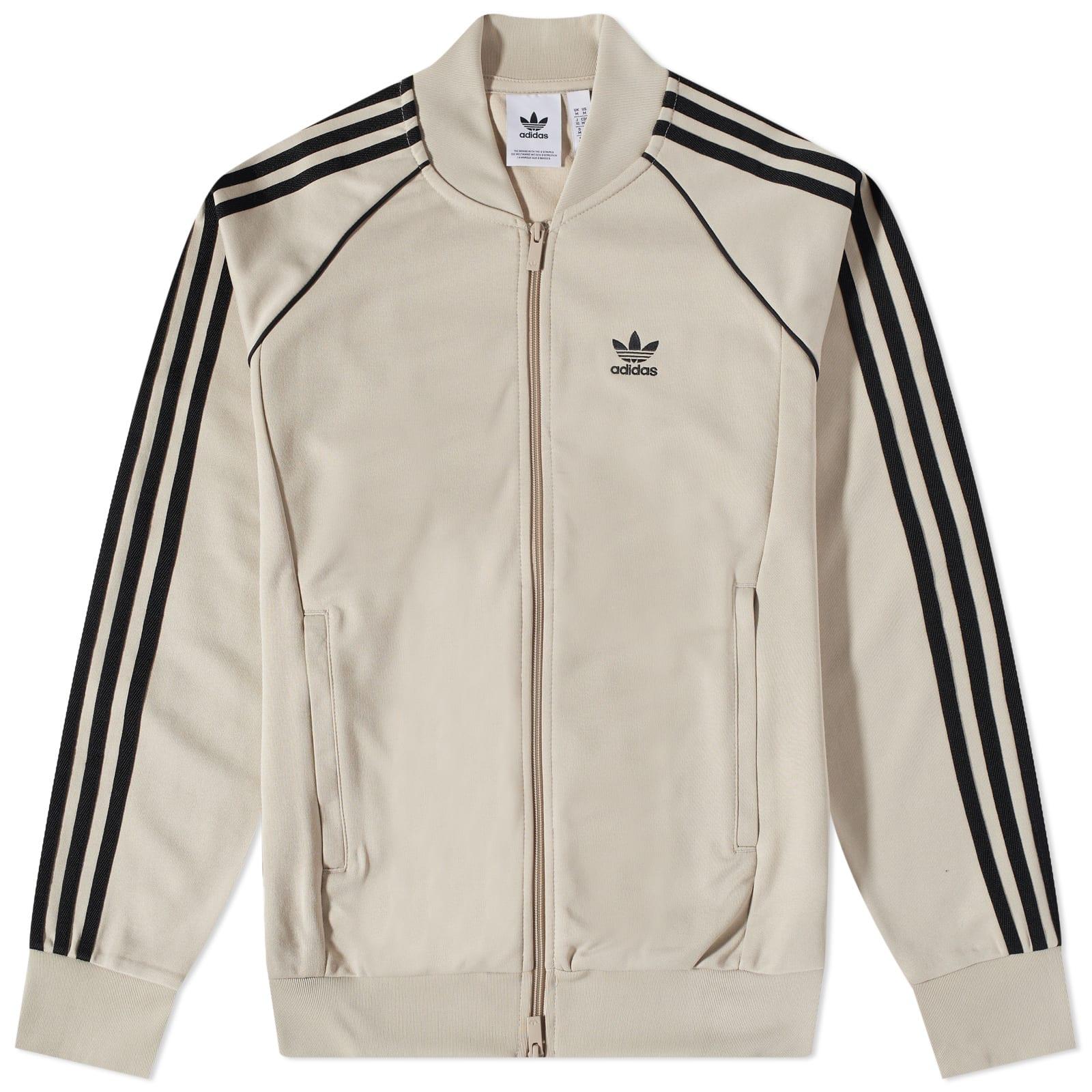 adidas Superstar Track Top in Natural for Men | Lyst