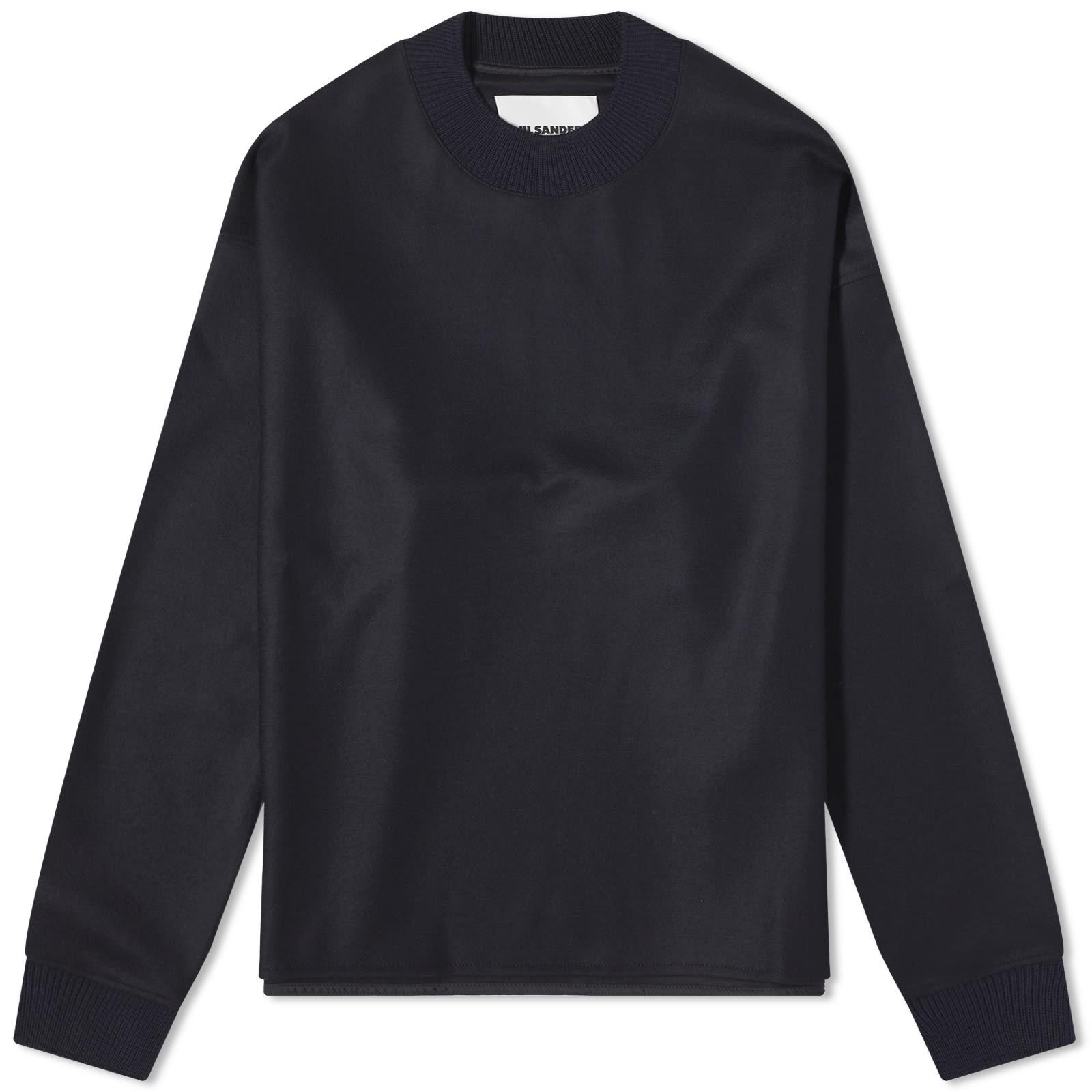 20AW】JIL SANDER｜MELTON WOOL CREW SWEAT