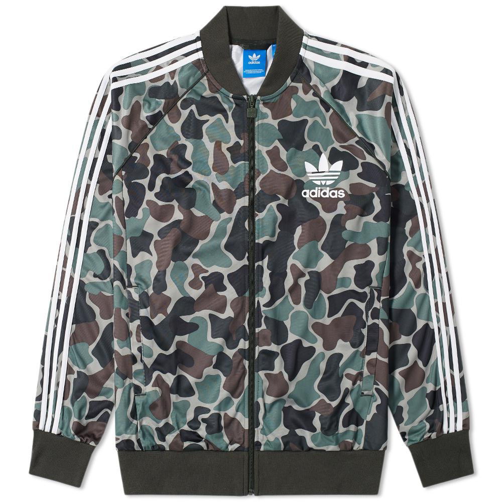 adidas camouflage track top