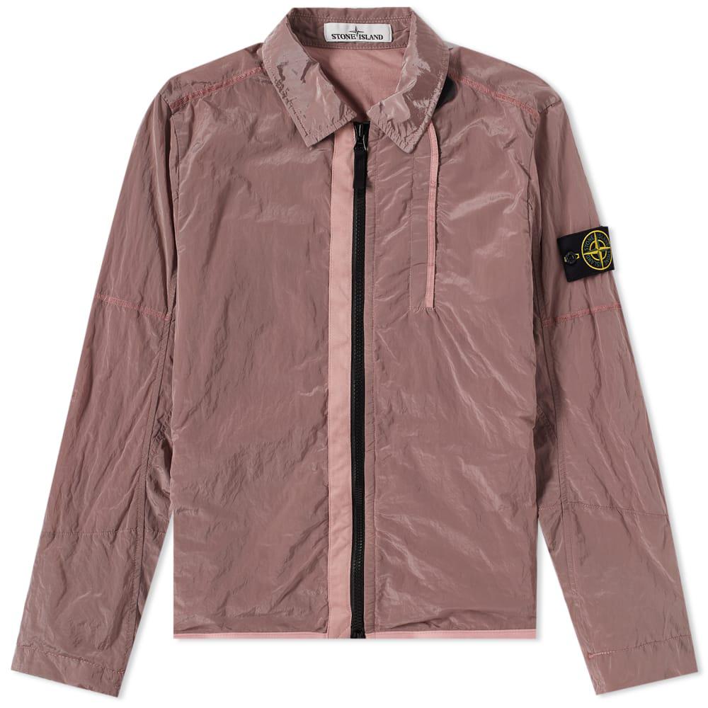 pink stone island tracksuit